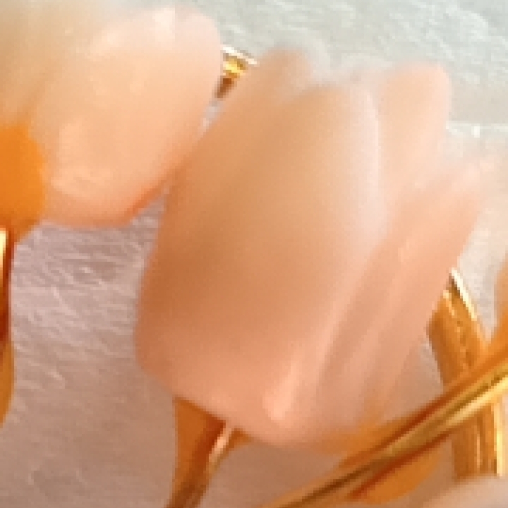 Estate Gold and Green Floral Brooch with Pearl - Picture 3 of 16
